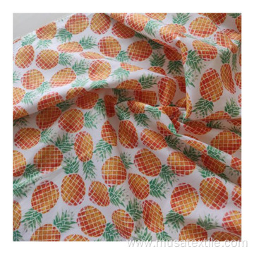 Pineapple Pattern Design Cotton Poplin Woven Fabric